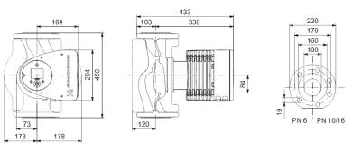 Циркуляционный насос Grundfos MAGNA3 100-80 F