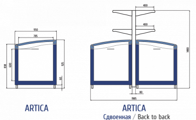 Бонета морозильная Levin ARTICA 250 HT