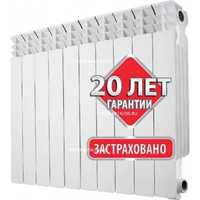 Биметаллический радиатор отопления Prom 500/100 4 секций би-мет.